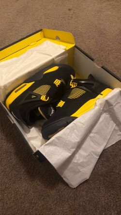 Jordan four yellow thunder