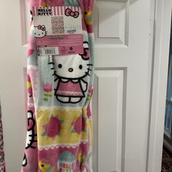 Hello Kitty Easter blanket 