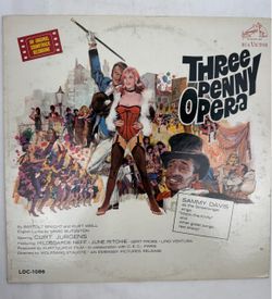 Three Penny Opera Soundtrack Sammy Davis Jr RCA Victor Vinyl LP LOC-1086 #101