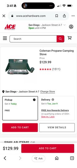 Colman Camping Stove