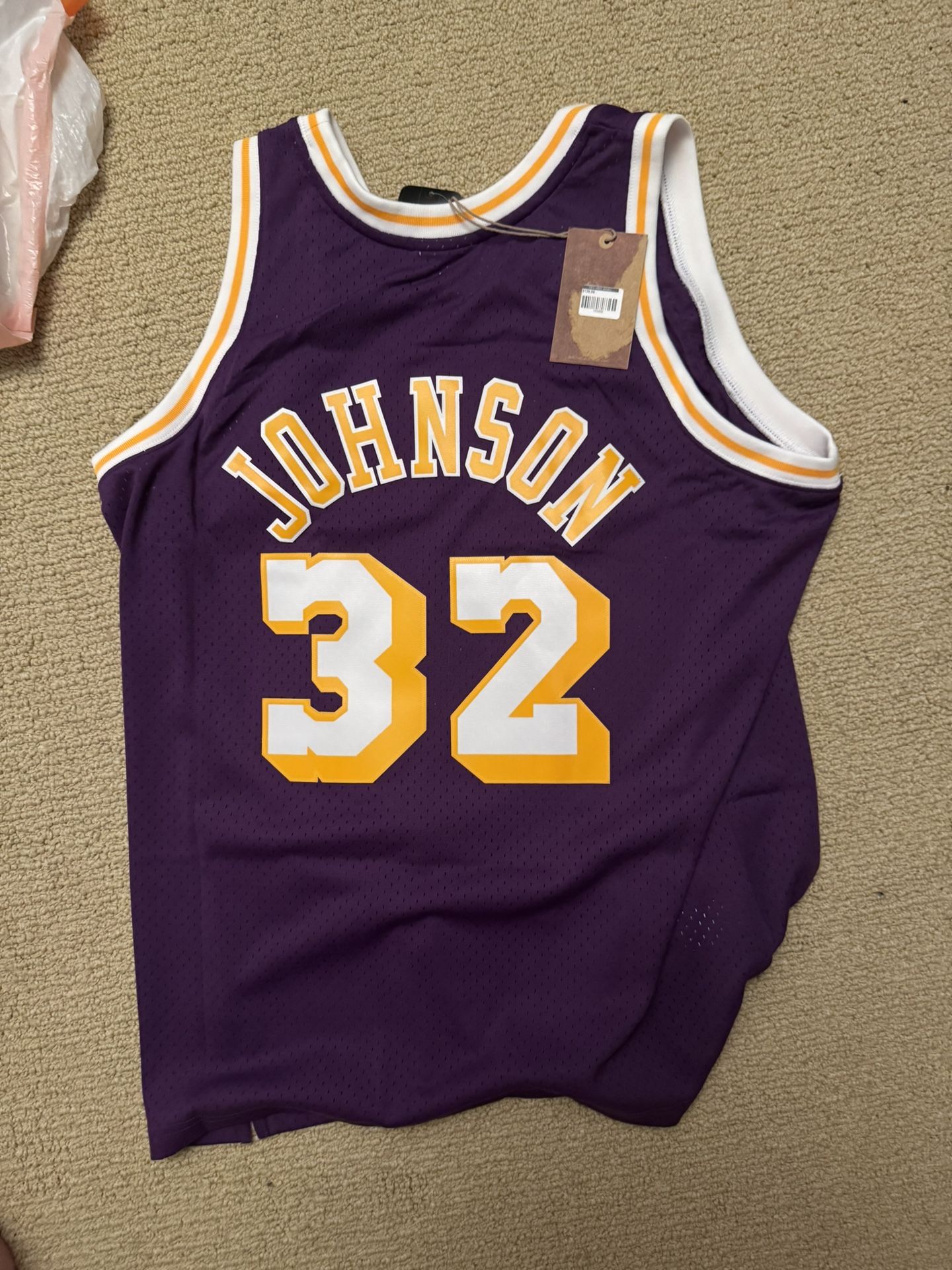 Magic Johnson Lakers Jersey