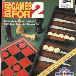 PC Software Board Games for 2 (Wins 95 or NT)