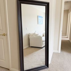 Full Length Mirror - Dark Brown Espresso (67" x 29")