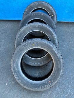 Set of 4 Atlas Force HP Tires 185/65/15