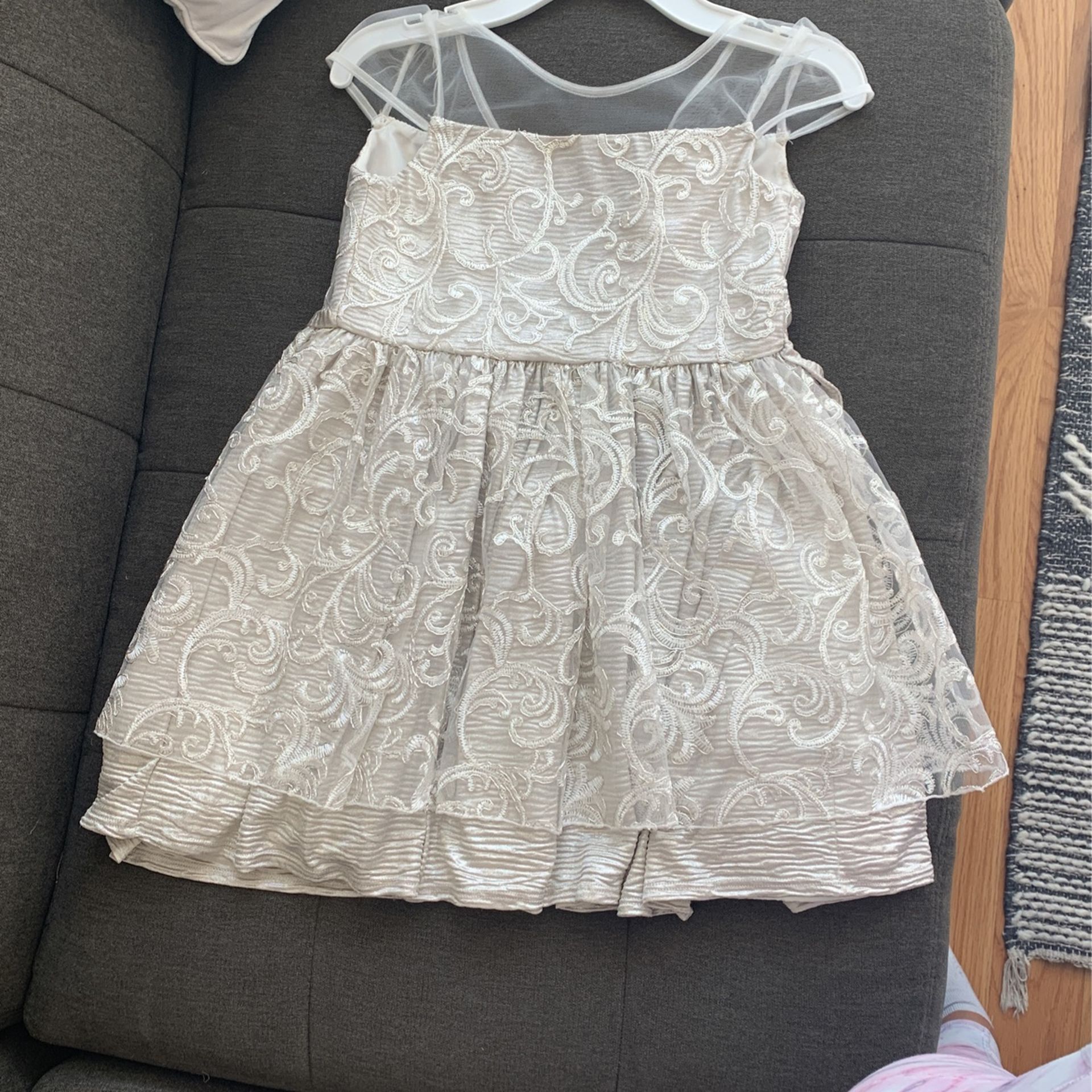 Girls Silver Dress