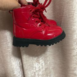 4T Red Boots 