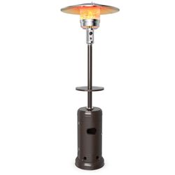 48,000 BTU Outdoor Heater Propane With Drink Table & Wheels