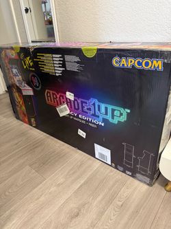NEW Arcade1Up Capcom Legacy Street Fighter – 14 Games – Sealed
