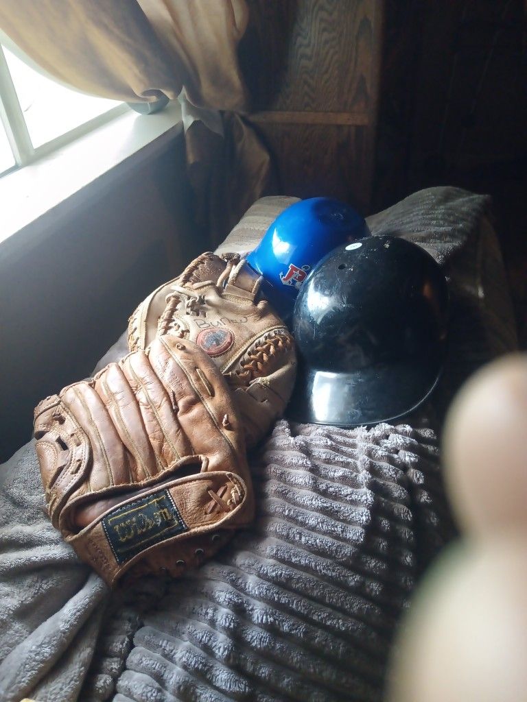 Gloves Helmets Baseballs