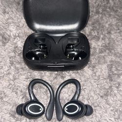 Black Wireless Earbuds