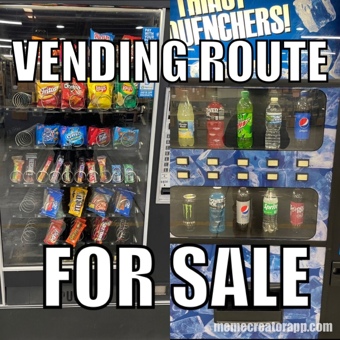 Vending Machines With location!