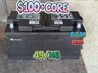 AGM Car Battery Group Size 49/H8