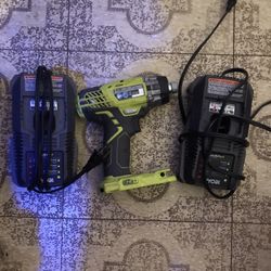 Ryobi 12V Impact Drill & Chargers