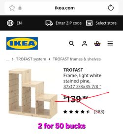 2 IKEA TROFAST (SHELFS /DRAWERS/ STORAGE)