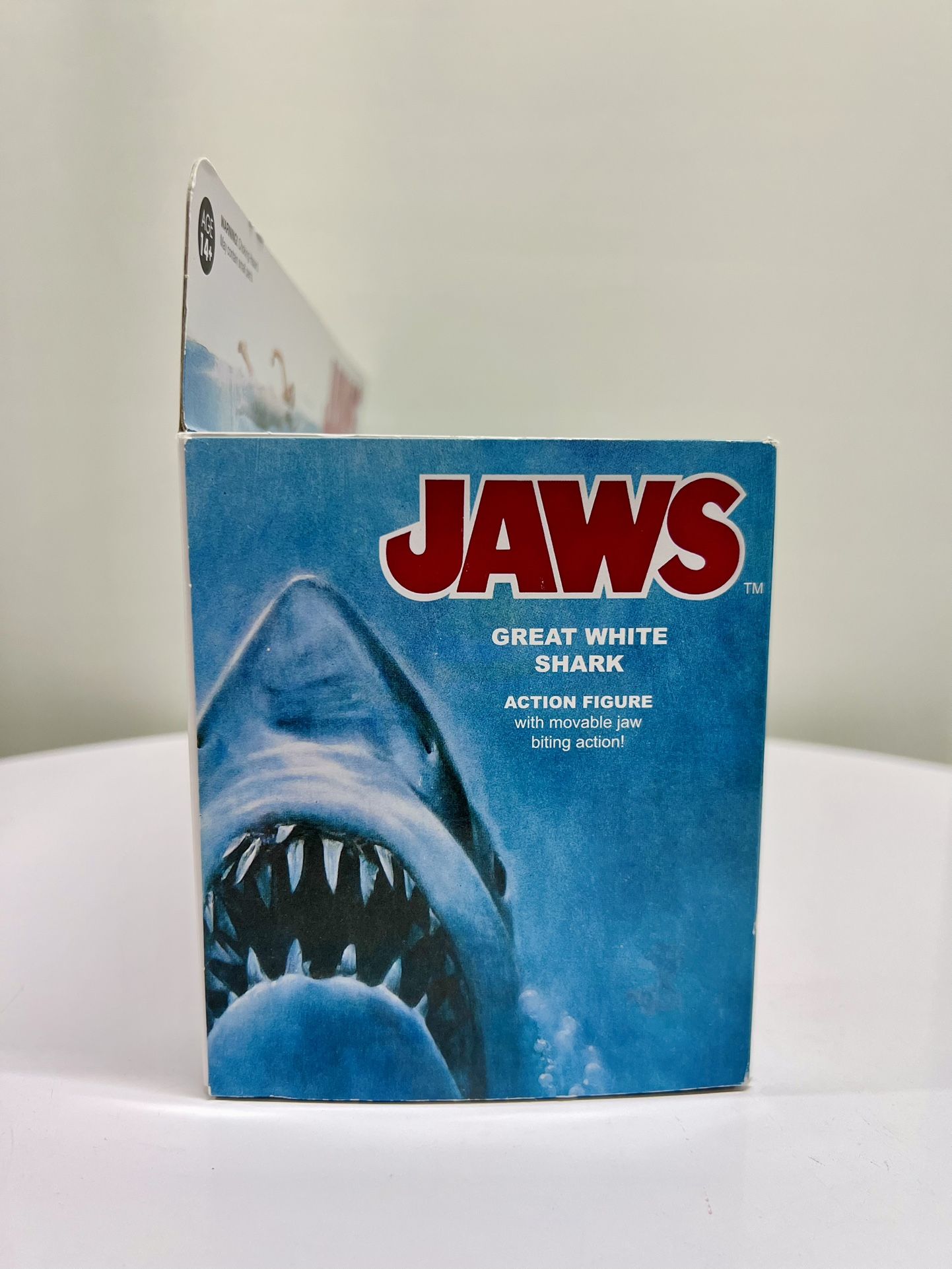 2015 Jaws Con Exclusive Funko ReAction Bloody Great White Shark & Quint Final Battle NEW display picture 1