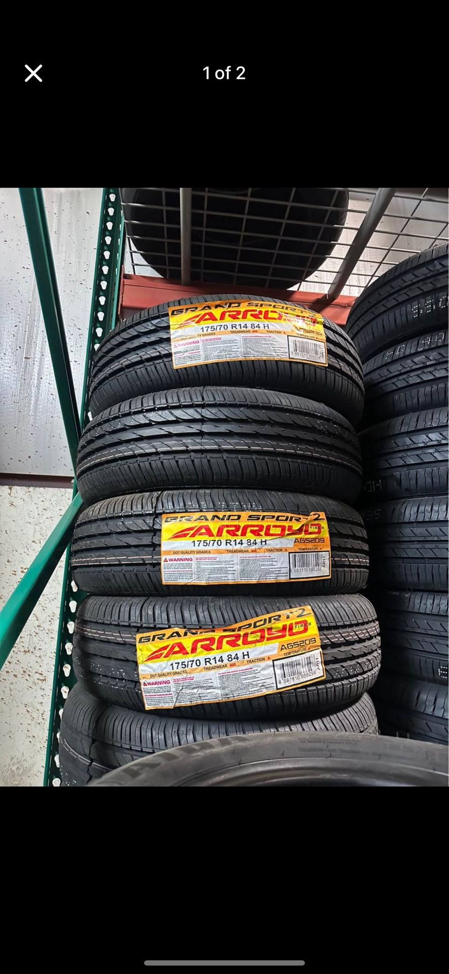 175/70/14 Arroyo All Season Tires