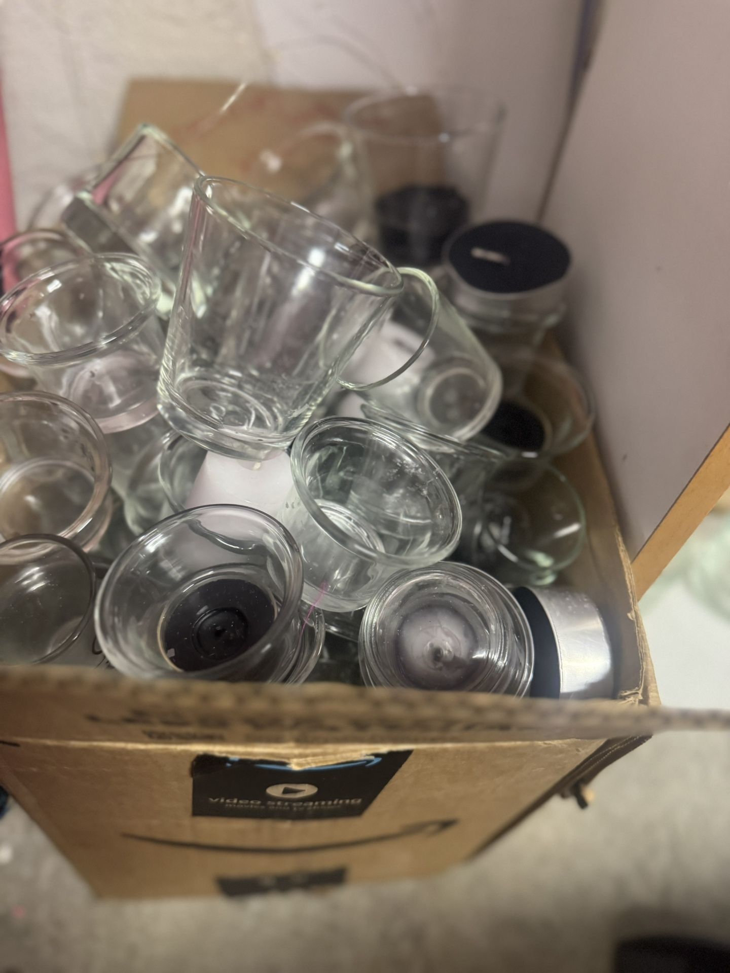 Box Full Of Candle Holders