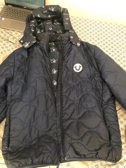 TRUE RELIGON PUFFER NAVY BLUE