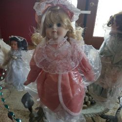 Vintage Porcelain Doll 