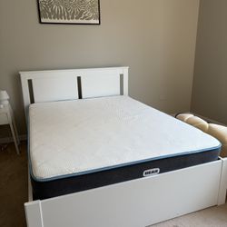 IKEA White Full/double Bed Frame 