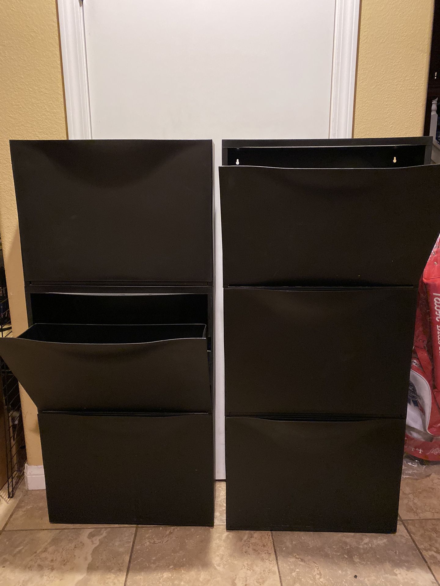 6 stackable storage containers-OBO