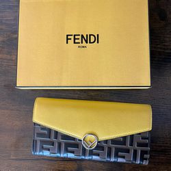 Leather Authentic Fendi Wallet