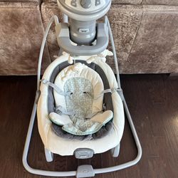 Baby swing and rocker