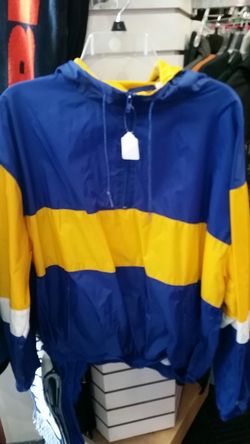 Eastbay Men's Half Zip Lightweight Pullover Jacket Size Large