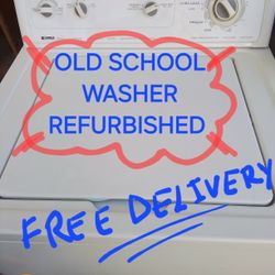 WASHER KENMORE REFURBISHED OLD SCHOOL AGITATOR FREE DELIVERY POSSIBLE 