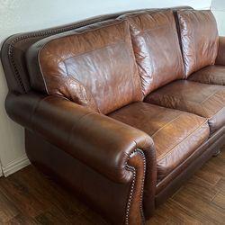 Beautiful Leather Couch