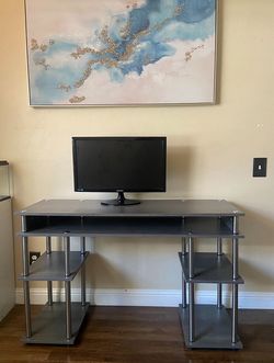 Desk with Shelves