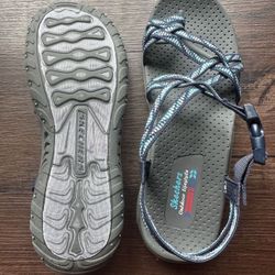 New Skechers Womens Reggae Trail Grazer Navy 9us