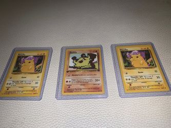 Pokémon Base Set Cards 1999