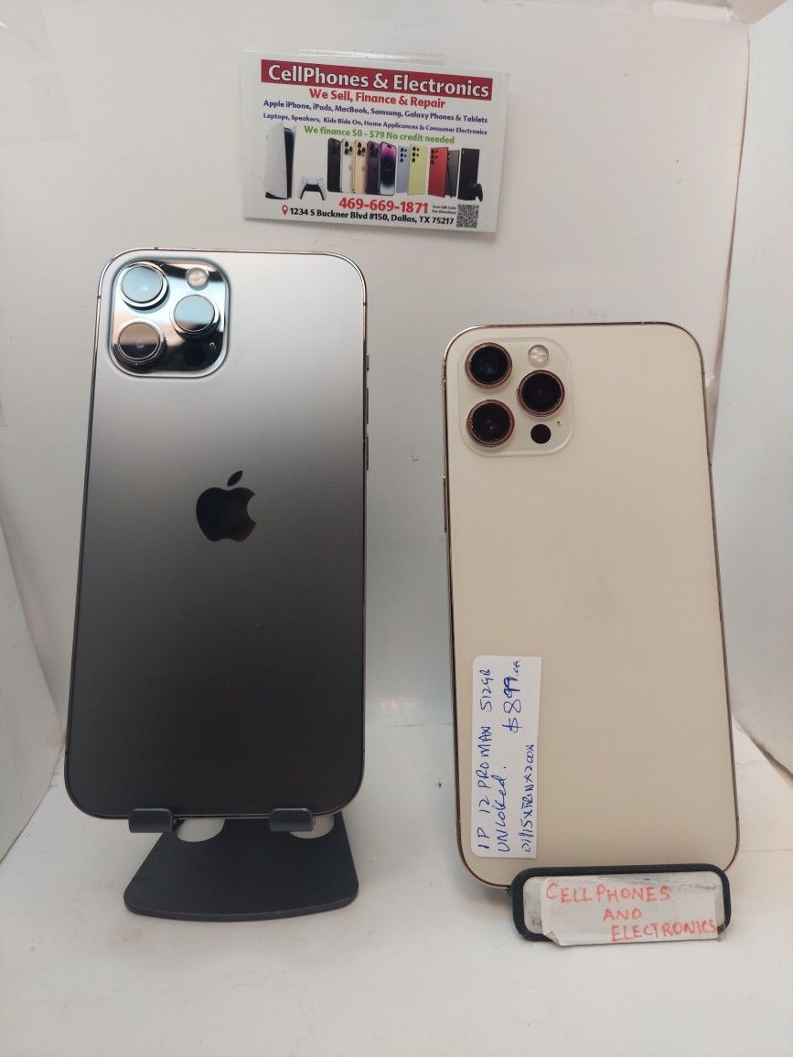 IPHONE 12 PRO MAX 128GB-GET IT ON A SPECIAL CASH DEAL STARTS FROM $429 + FREE CASE + SP