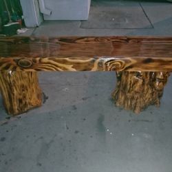 Hand Crafted Wood Benches 