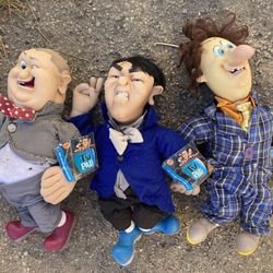 The 3 Stooges Doll Set