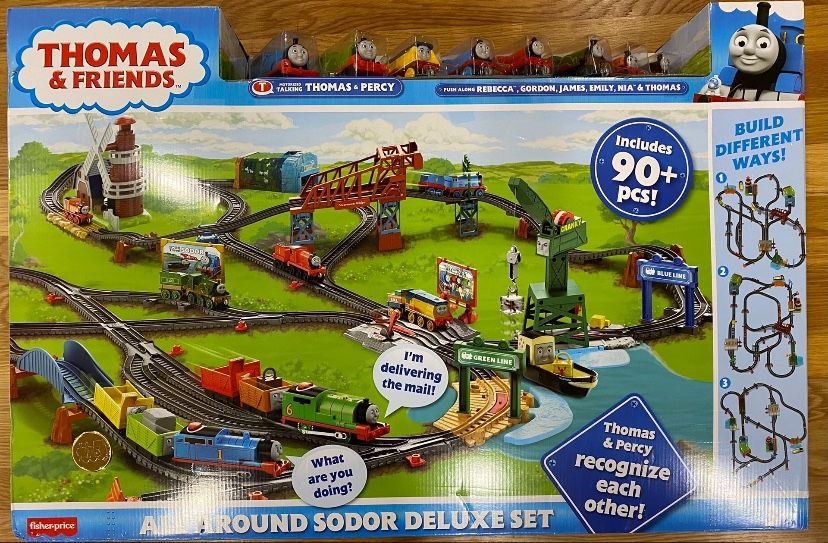 Thomas And Friends All Around Sodor Deluxe Train Set 