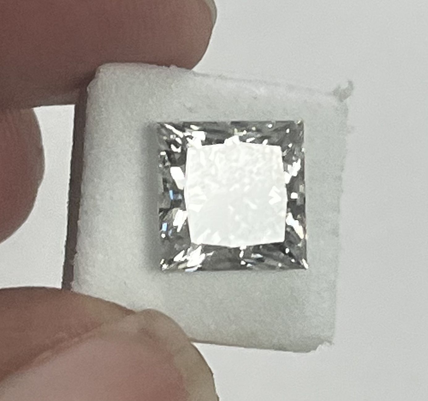 10.02 CARAT PRINCESS CUT Diamond