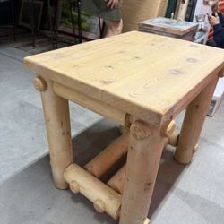 Wooden Side Table 