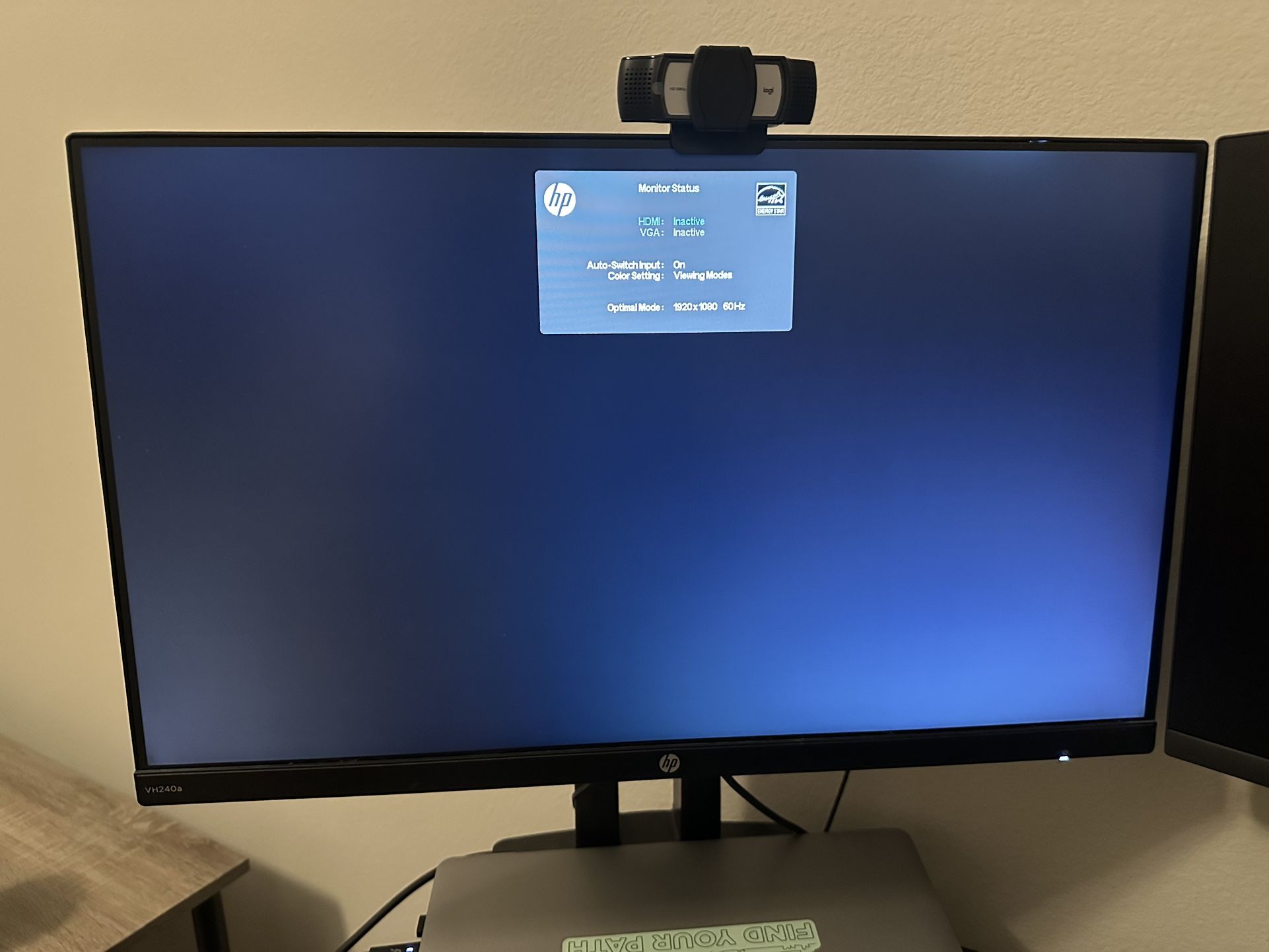 HP VH240a 1080p 24 inch monitor