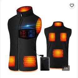 Heated Vest for Men Women - Electric Warming Heated Jacket, Heated Vest with Battery Pack XS/S/XL 