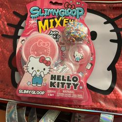 Hello Kitty, slimy glue mixer