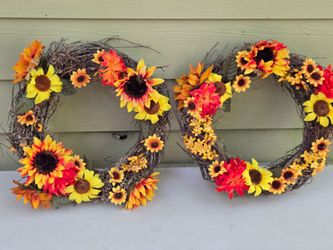 Fall wreath  2/pc