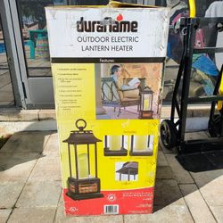 Duraflame 30" Electric Outdoor Heater With Candle 