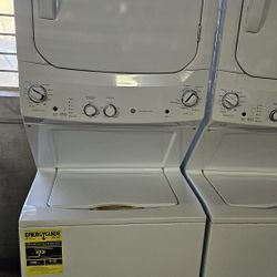 GE Stackable Washer And Dryer Electric 