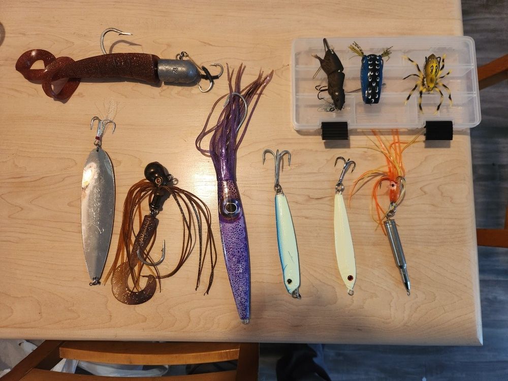 Rockfish & Bass Jigs Lot of 10.