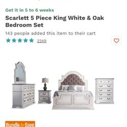 4 Piece King Bedroom Set