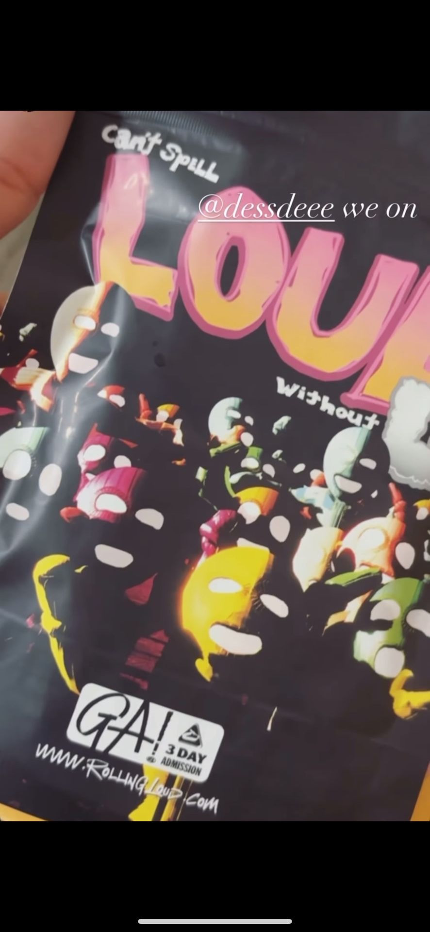 Rolling Loud 2 3 Day Wristbands