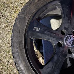 3 MSW RIMS AND TIRES 