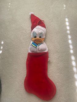 Plush Donald Duck Christmas Stocking
